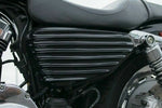 RIBBED BOBBER OIL TANK BATTERY SIDE COVERS 14+ HARLEY SPORTSTER IRON 72 48 XL