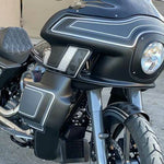 Niedrig Verkleidungen Harley Fxr Stil Touring Strasse Road Schiebe King