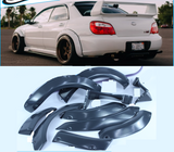 2000-2007 Subaru Impreza WRX STI Fender Flares Wheel Arches Cutouts Panels Rally