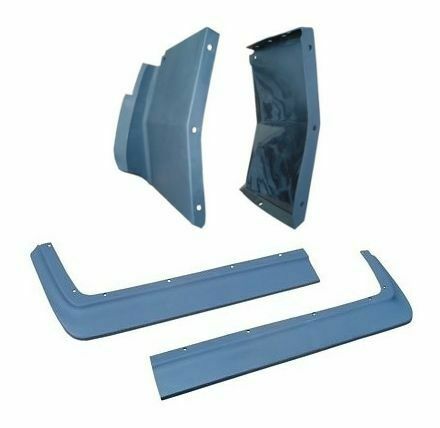 Fiberglass Bumper Fillers For Cadillac Deville / Fleetwood / Brougham 1980-1992 – Front & Rear – Black