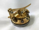 Maßgefertigt Gas Benzin Tank Kappe Deckel Messing Guss Harley Bobber Chopper Hot