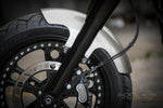 Custom Cortada Flotador Frente FENDER Para Harley Davidson Softail 18" Tires