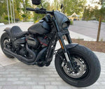 Faro Carenado Máscara Capucha Para 18-21 Harley Milwaukee 8 M8 Softail Grasa Bob
