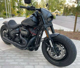 Faro Carenado Máscara Capucha Para 18-21 Harley Milwaukee 8 M8 Softail Grasa Bob