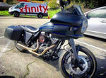 Harley Touring Performance Bagger Strada King Glide Clamshell Bisacce