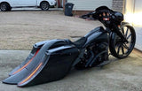 "Insane" Series Saddlebags (Pair Only) For 09-22 Harley Touring Bagger Road Street Glide King CVO