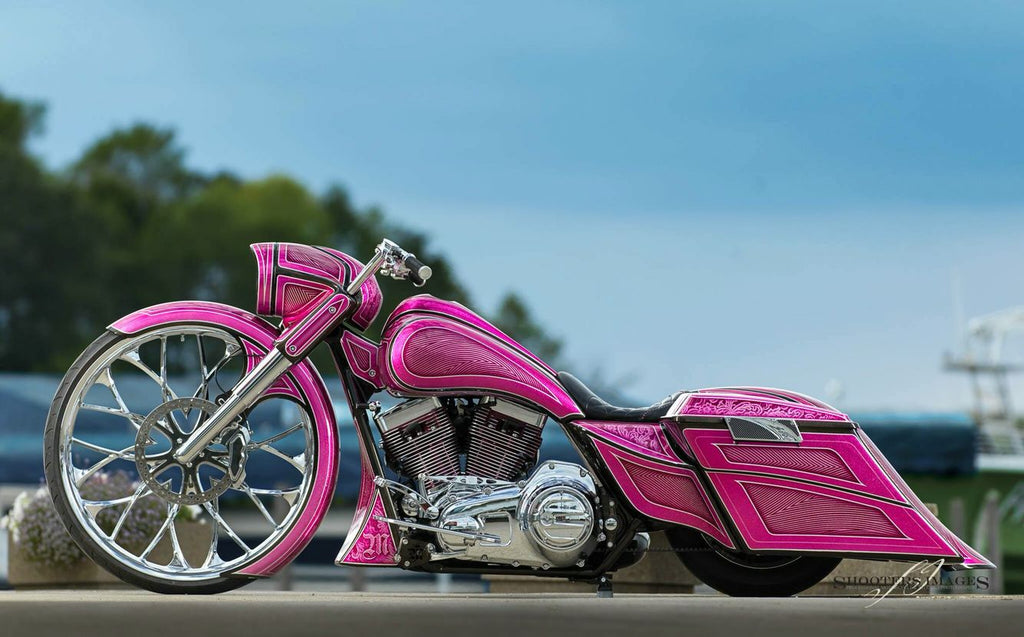 30 Inch Custom Bagger Motorcycle 23 Inch Harley Front Wheel 2008