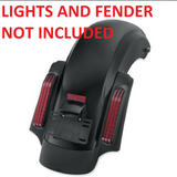 Rear Fender Fascia For CVO Lights / Smooth 2009-2022 Harley Touring Road Glide Street Glide Road King