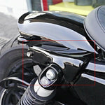 Short Rear Fender & Strut Covers For All 04-21 Harley Sportster Models Iron 883 1200 48 72 etc. - RIDER PITSTOP