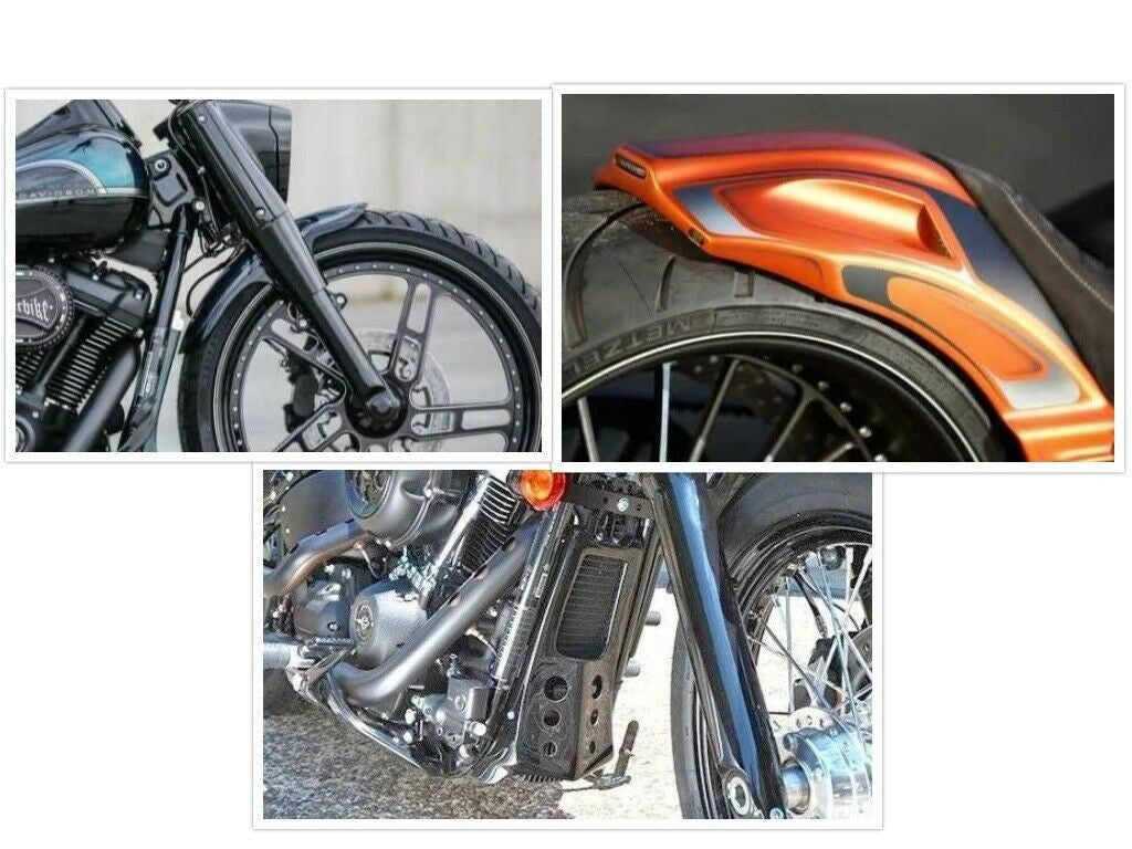 Flf Body Kit Body Kit 2018+ Softail M8 Fat Boy FLFB 260 Rear 23